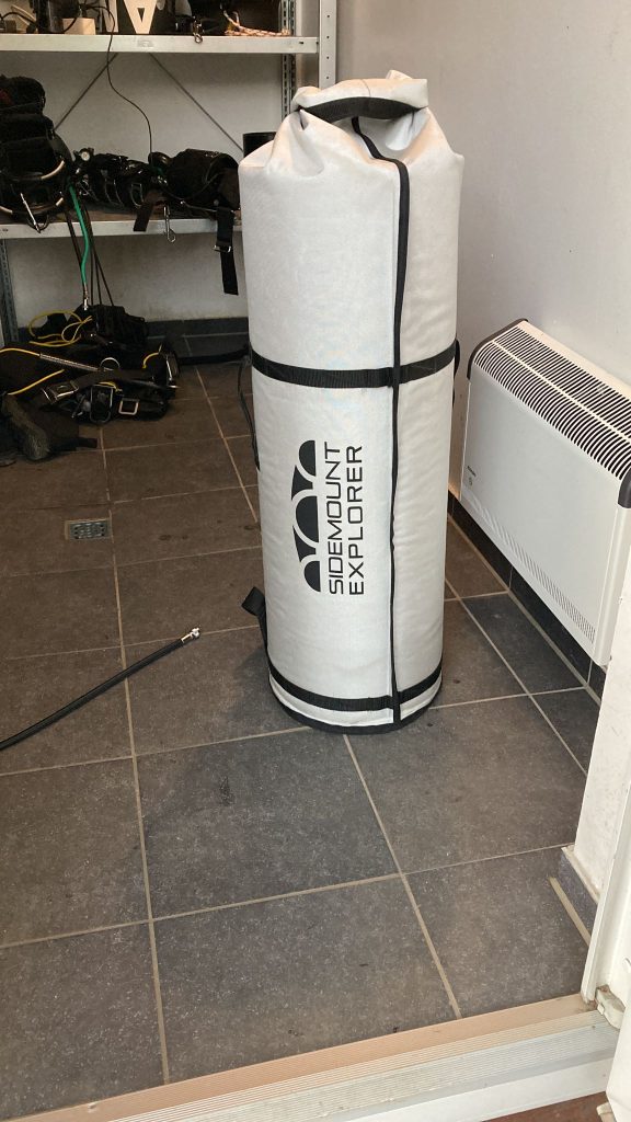 Caving Bag for Sidemount Rebreather by Sidemount Explorer