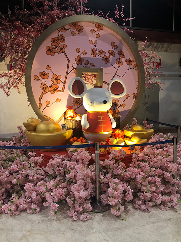Jakarta Airport welcomes you with a friendly mouse