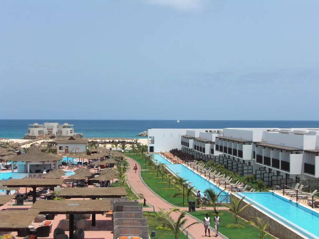 The sea side of the Melia Llana